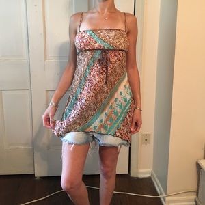 Adorable babydoll patchwork tank size medium